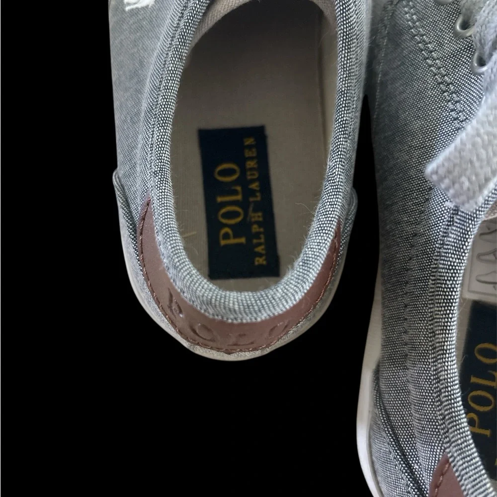 💐Ralph Lauren Gray Kids Sneakers